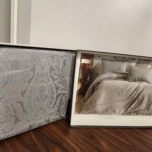 Silver Duvet Covers Bedding Set